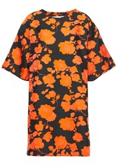 Marques' Almeida Woman Floral-jacquard Mini Dress Orange