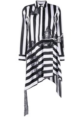 Marques' Almeida striped asymmetric shirt dress