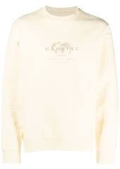 Martine Rose embroidered-logo cotton sweatshirt