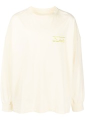 Martine Rose embroidered logo long-sleeve T-shirt