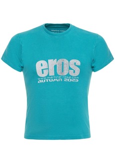 Martine Rose Eros Print Cotton Jersey Baby T-shirt
