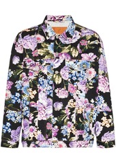 Martine Rose floral-print denim jacket