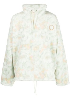 Martine Rose floral-print fleece jumper