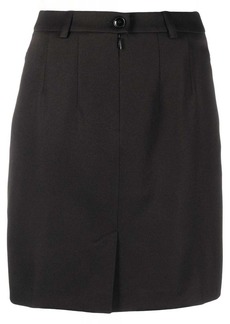 Martine Rose high-waisted logo-patch skirt