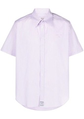 Martine Rose logo-embroidered striped shirt