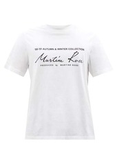 Martine Rose - Logo-print Cotton-jersey T-shirt - Mens - White