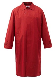 Martine Rose - R-embroidered Cotton-twill Car Coat - Mens - Red