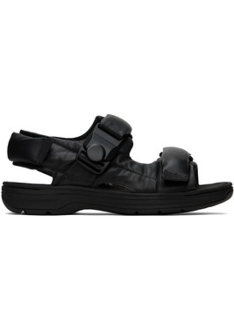 Martine Rose Black Clarks Edition Down Sandals