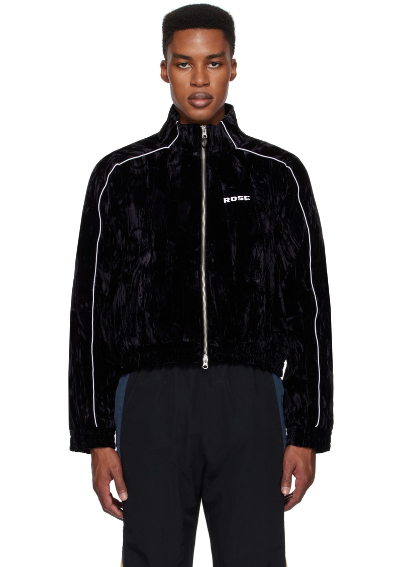 Martine Rose Black Shrunken Track Jacket