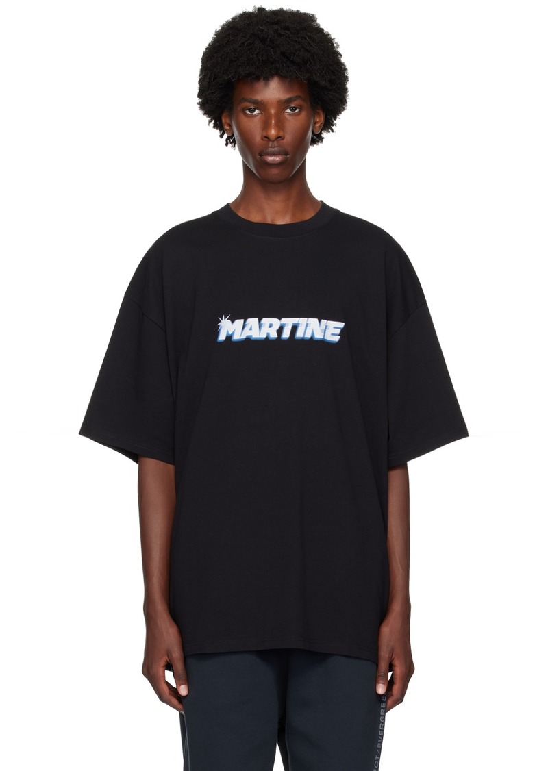 Martine Rose Black Telly T-Shirt