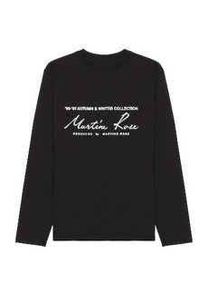 Martine Rose Classic L/s T-shirt