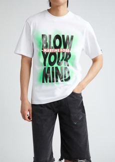 Martine Rose Gender Inclusive Blow Your Mind Cotton Graphic T-Shirt
