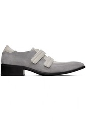 Martine Rose Off-White & Gray Sporty Snout Loafers