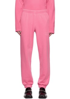 Martine Rose Pink Slim-Fit Sweatpants