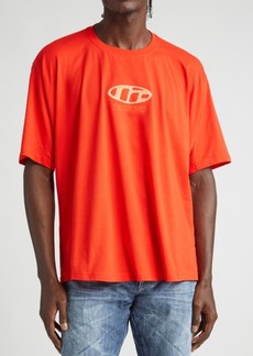 Martine Rose Pulled Neck Logo Graphic T-Shirt