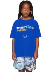 Martine Rose SSENSE Exclusive Kids Blue T-Shirt