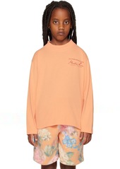 Martine Rose SSENSE Exclusive Kids Orange Long Sleeve T-Shirt