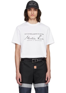 Martine Rose White Printed T-Shirt
