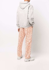 Martine Rose monogram-print pullover hoodie