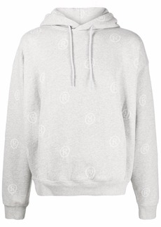 Martine Rose monogram-print pullover hoodie