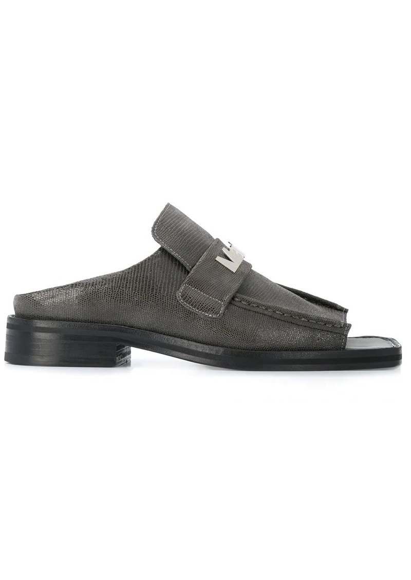 open toe loafers - 49% Off!