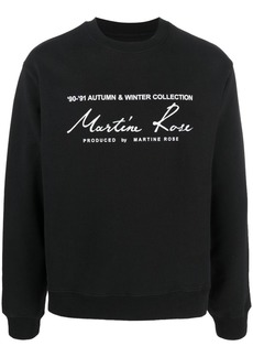 Martine Rose slogan-print sweatshirt