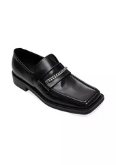 Martine Rose Square Toe Leather Loafers