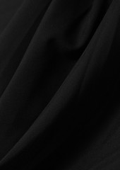 MARYSIA - King one-shoulder gathered stretch-tulle mini dress - Black - S