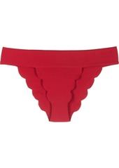 Marysia scalloped edge bikini bottoms