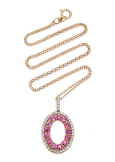 Mateo - Gold And Pink Sapphire Necklace - Pink - OS - Moda Operandi - Gifts For Her