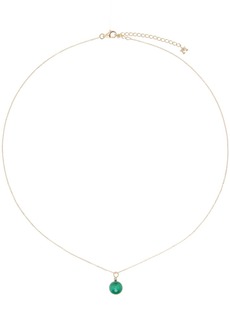 Mateo Gold 'Malachite and Diamond Dot' Necklace