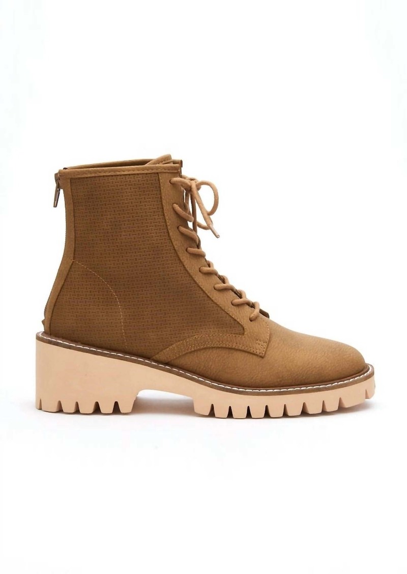 Matisse Coconuts Miss Me Combat Boots In Tan