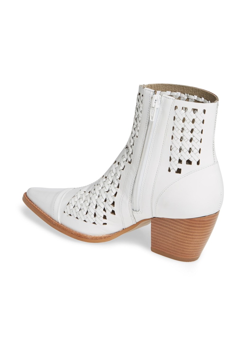 bello pointy toe bootie