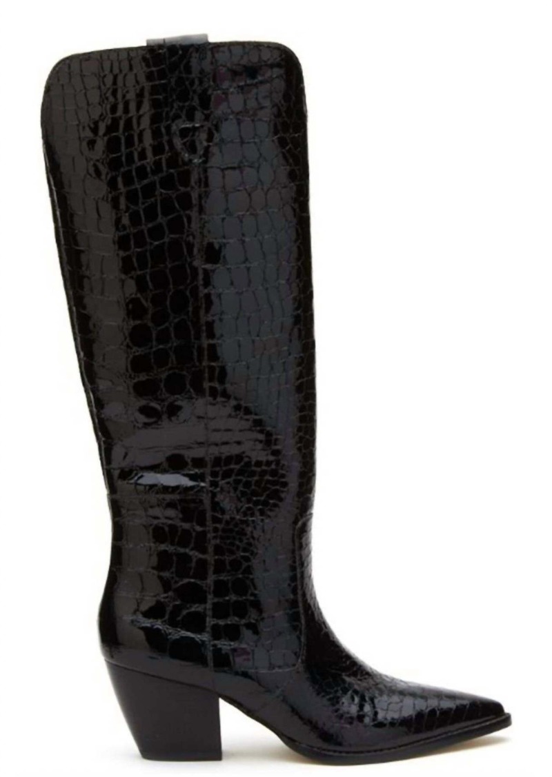 Matisse Stella Boots In Black Croc