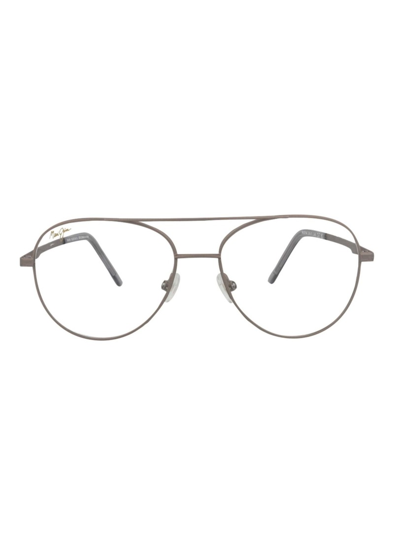 Maui Jim Aviator-Frame Stainless Steel Optical Frames