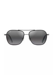 Maui Jim Mano 57MM Square Aviator Sunglasses
