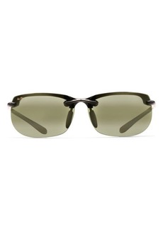Maui Jim Banyans 70mm Polarized Rectangle Sunglasses