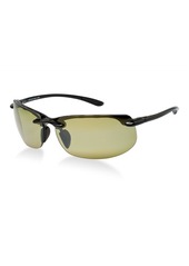 Maui Jim Banyans Polarized Sunglasses , 412 - Black/Green