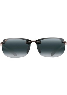 Maui Jim Banyans Polarized Sunglasses, Men's, Gloss Black/Neutral Grey