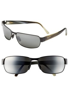 Maui Jim 'Black Coral - PolarizedPlus®2' 65mm Sunglasses in Matte Black at Nordstrom
