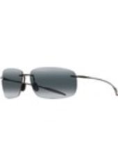 Maui Jim Breakwall Polarized Sunglasses, Men's, Black