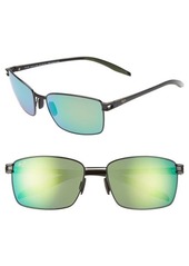 Maui Jim Cove Park 60mm PolarizedPlus2® Sunglasses in Black W/Black Temples at Nordstrom
