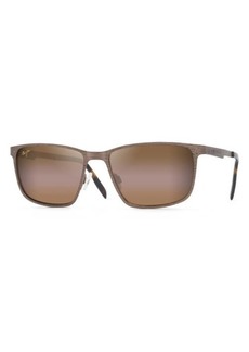 Maui Jim Cut Mountain 55mm Polarized Sunglasses in Bronze at Nordstrom
