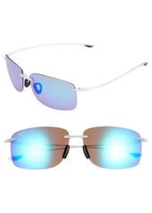 Maui Jim Hema 62mm Polarized Rectangular Sunglasses