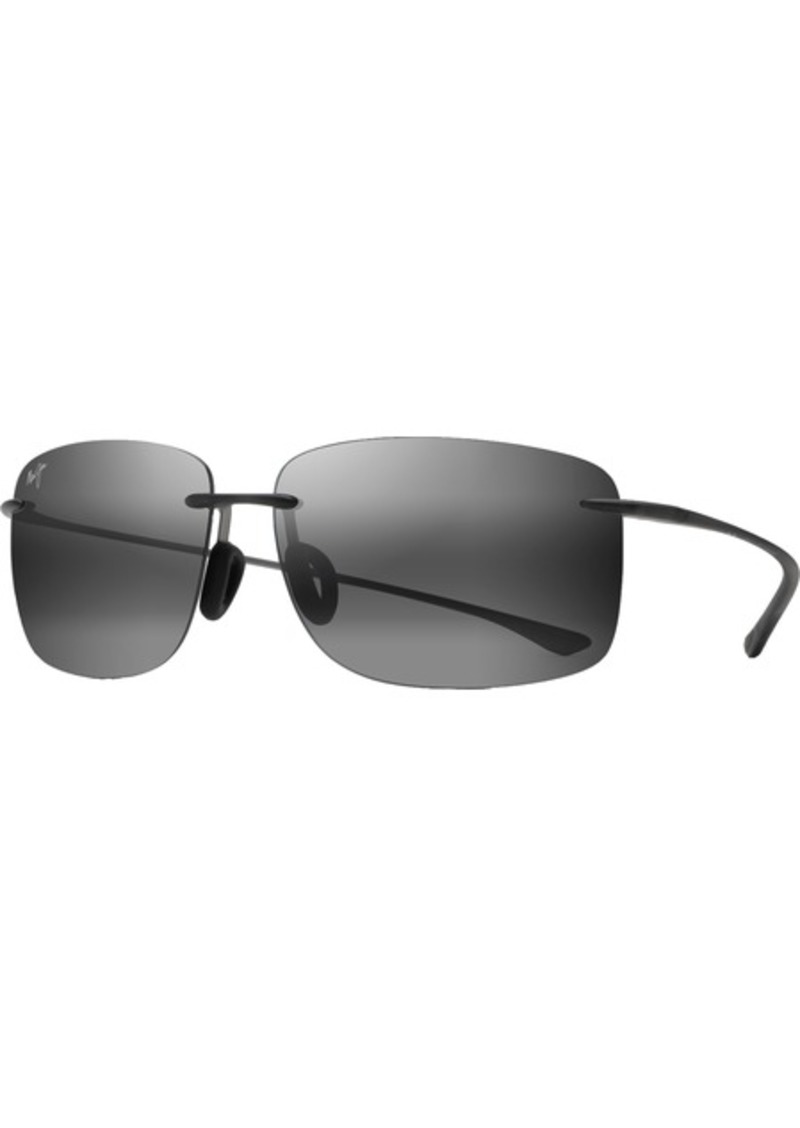 Maui Jim Hema Polarized Rimless Sunglasses, Men's, Matte Grey