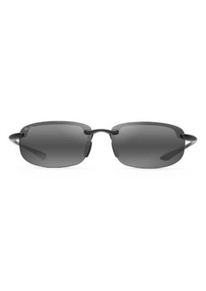 Maui Jim Hookipa 64mm Polarized Rectangle Sunglasses