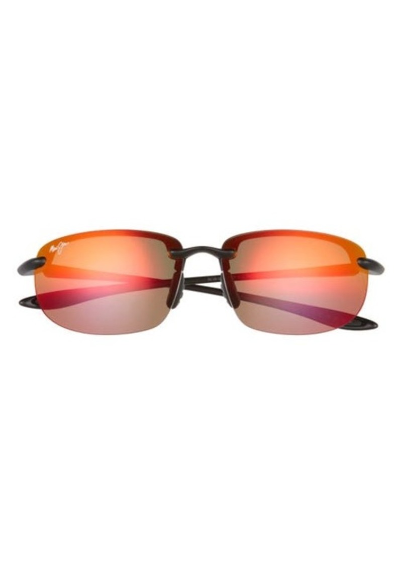 Maui Jim Hookipa 64mm Polarized Rectangle Sunglasses