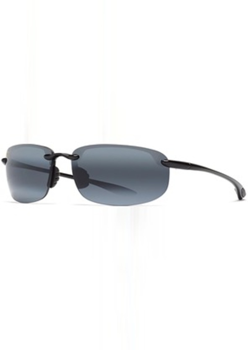 Maui Jim Ho'okipa Polarized Sunglasses, Men's, Gloss Black/Neutral Grey | Father's Day Gift Idea