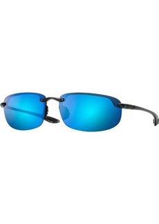 Maui Jim Ho'okipa Rimless Polarized Sunglasses, Men's, Smoke Grey