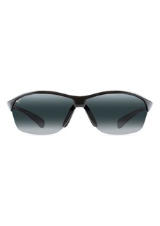 Maui Jim Hot Sands 71mm Polarized Oversize Rectangular Sunglasses
